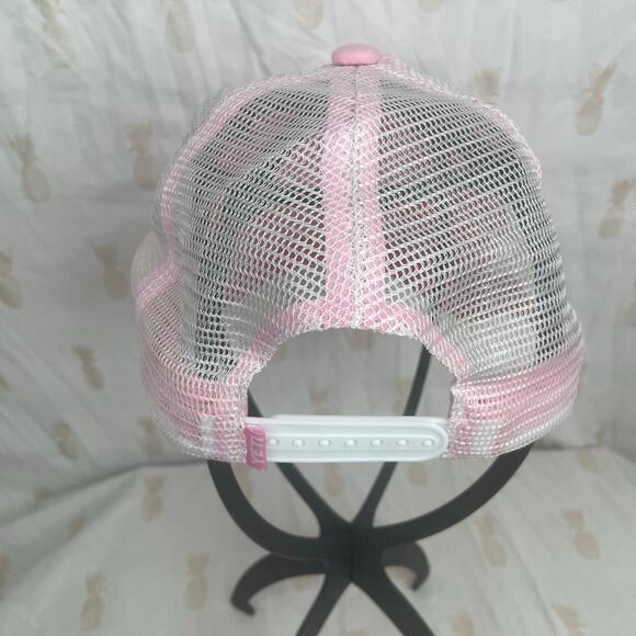 YETI Coolers pink baseball trucker cap adjustable women's - Picture 3 of 4